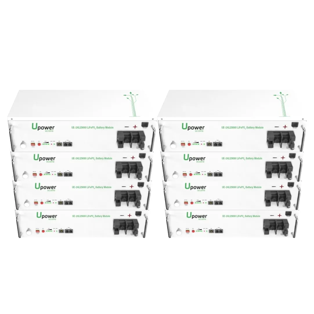 Pack-8-x-Bateria-de-Litio-LV-Upower-para-Rack-de-2900Wh-a-24V-UE-24Li2900I